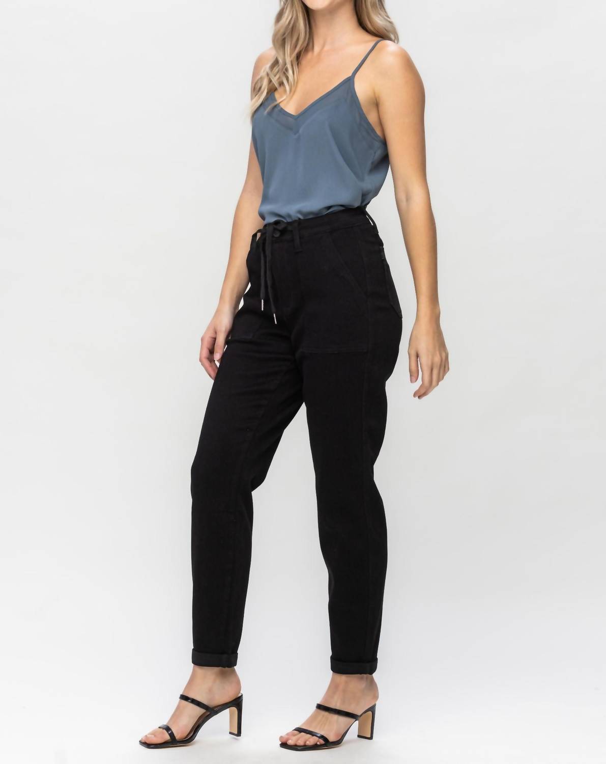 Judy Blue - High Waisted Double Roll Cuff Jogger