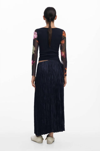 Desigual - WRINKLED TEXTURE SKIRT