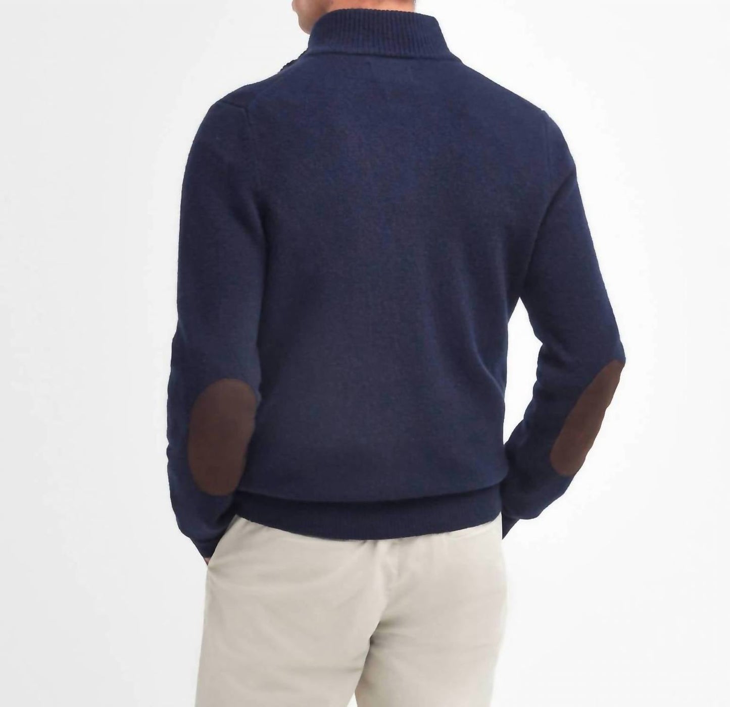 Barbour - Essential Patch Half Zip Sweater