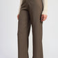 Emory Park - Straight Leg High Waist Buckle Trousers