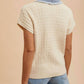 Anniewear - Accents Cable Sweater Jacket