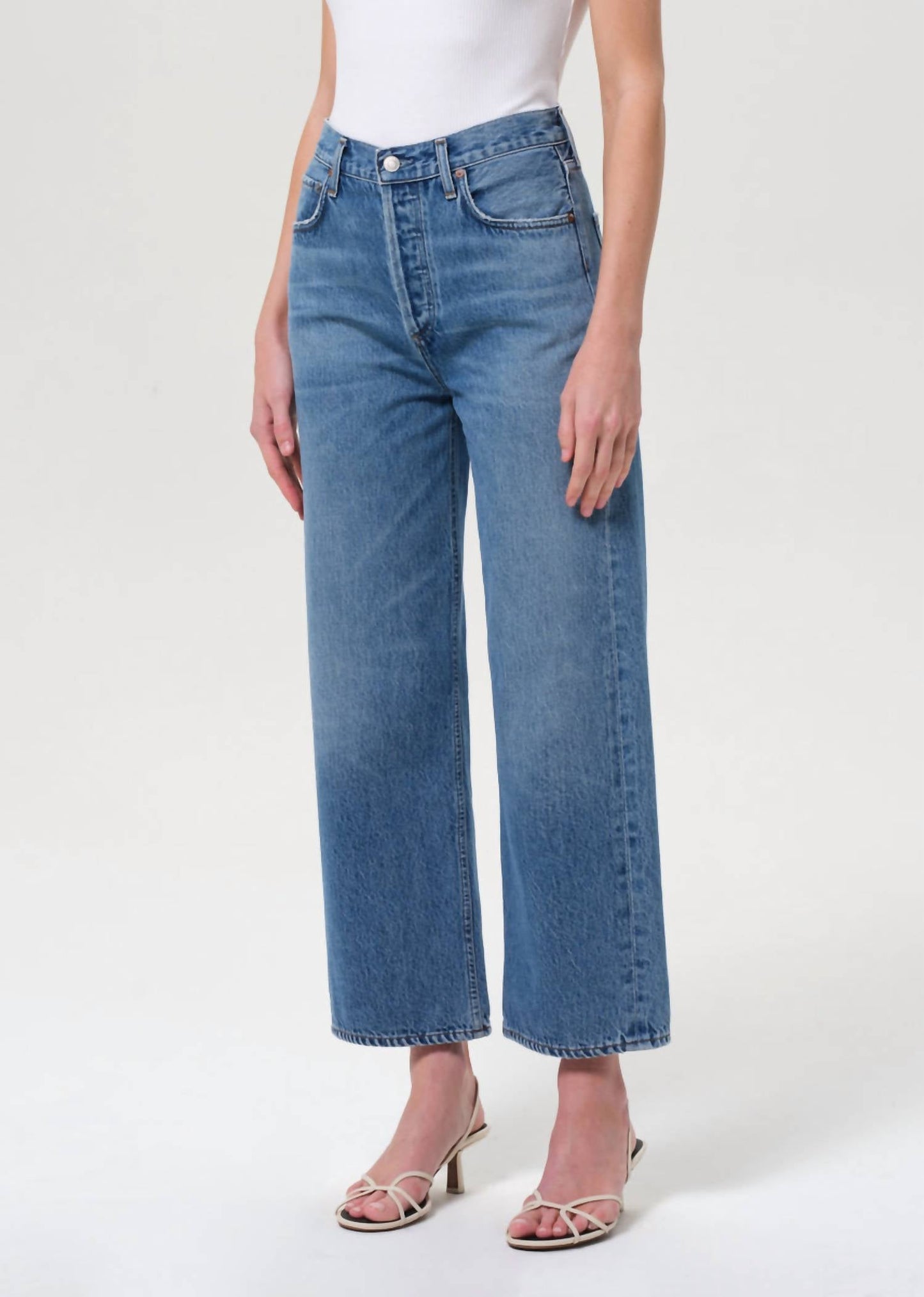 Agolde - Ren High Rise Wide Leg Jeans
