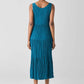 Eileen Fisher - Crushed Silk Tiered Dress