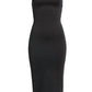 Good American - Scuba Spaghetti midi Dress
