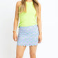 Karlie - Block Floral Scallop Kourt Skort