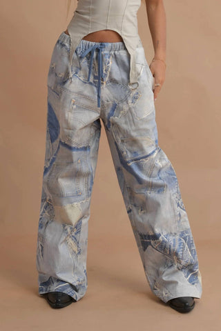 Rag Company - Drawstring Cargo Jeans