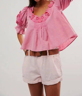 Free People - Sophie Embroidered Top