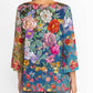 Johnny Was - Women's Neutra Button Front Long Sleeves Henley Tee