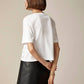 J.Crew - Relaxed Lattice-embellished Cropped T-shirt