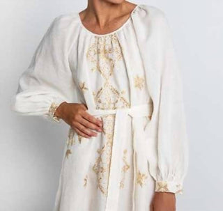 Greek Archaic Kori - Lefkada Midi Dress With Belt