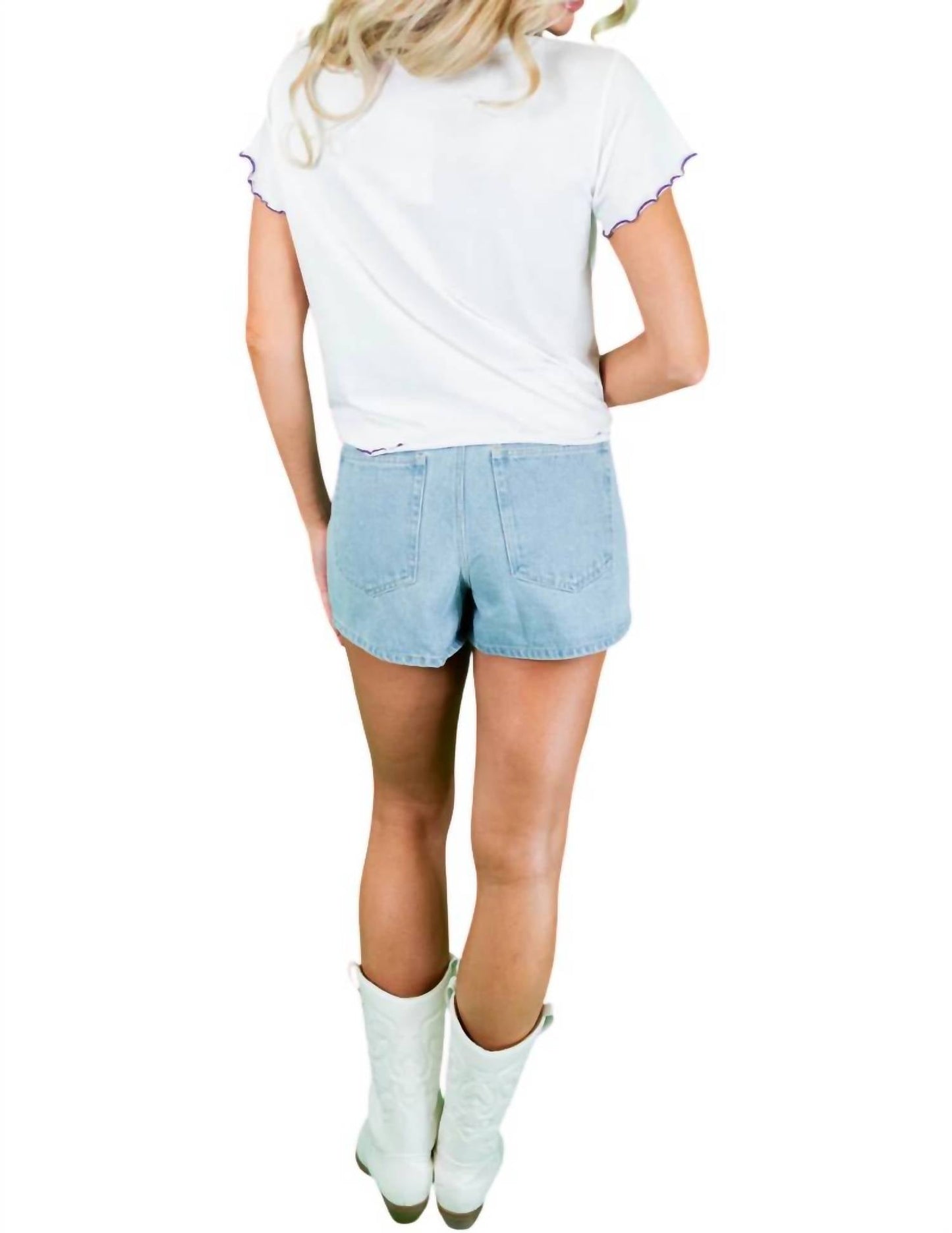 Queen Of Sparkles - Licensed Lsu Pennant Frill Tee