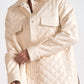 Elan - Faux Leather Quilted Jacket
