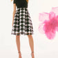 Joseph Ribkoff - Stripe Polka Dot Fit And Flare Dress