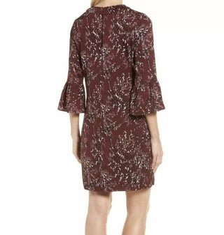 Nordstrom - Signature Silk Blend Floral Print Shift Dress