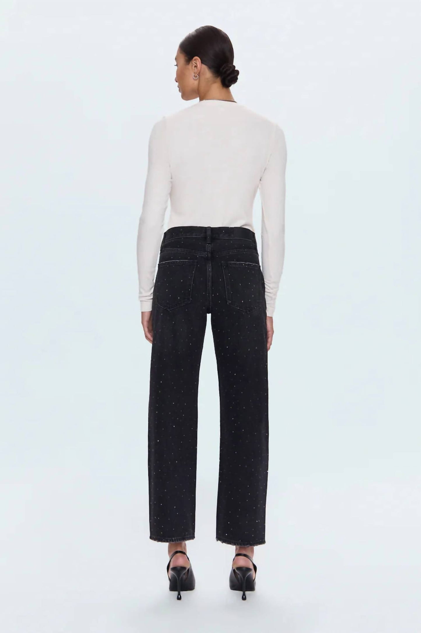 Pistola - Lexi Mid Rise Bowed Straight Jean