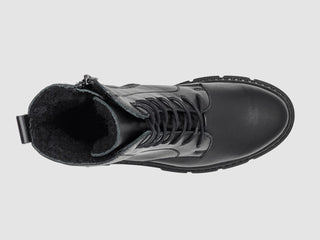 Helios - Women's Hebe Fur-lined Zip-up Leather Boots