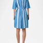 Akris Punto - Pyjama Stripe Mandarin Collar Shirt Dress