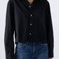 Amo - Ruth Crop Button Down Shirt