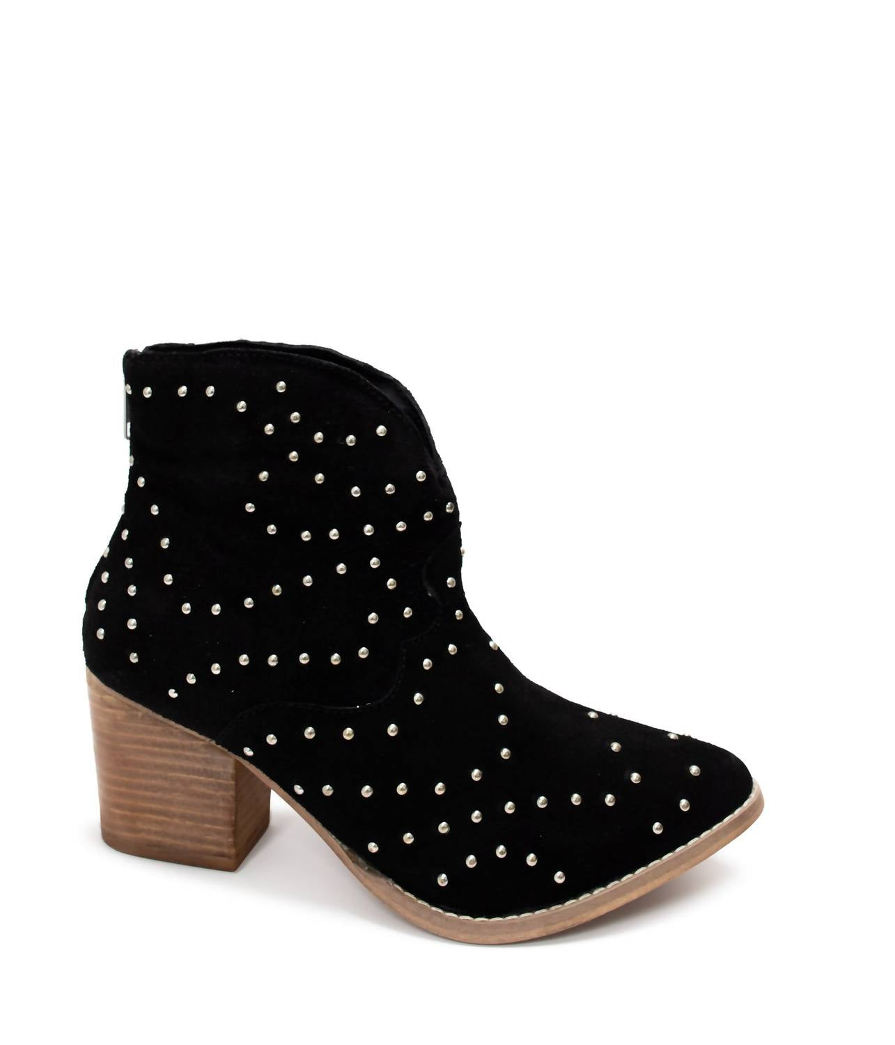 Naughty Monkey - Women's Twilight Studded Heeled Ankle Boot