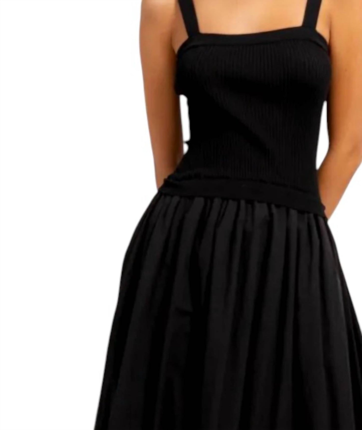 Central Park West - Evie Mixed Media Dress