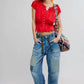 Free People - Gemma Embroidered Top