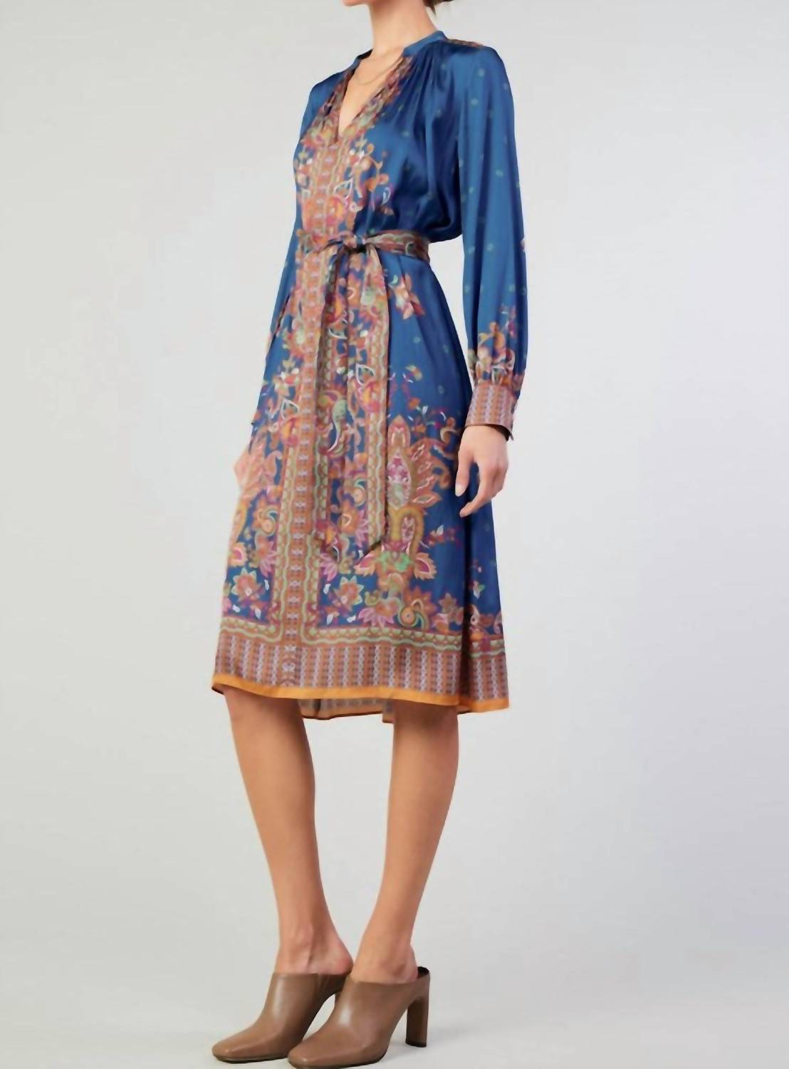 Current Air - Paisley Printed Midi Dress