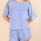 Very J - Comfy Knit Top & Shorts Set