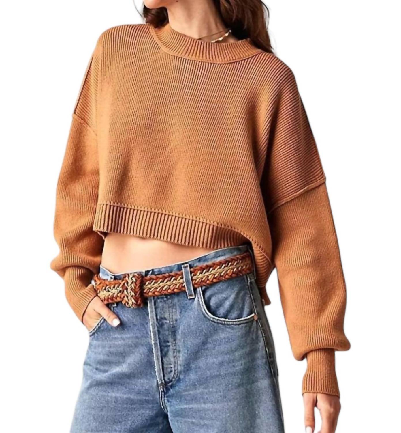 Free People - Easy Street Crop Pullover Sweater