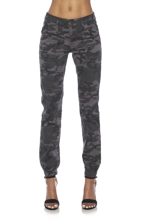 Prosperity Denim Camo Print Jogger Jeans, Size Large