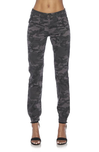 Prosperity Denim Camo Print Jogger Jeans, Size Large