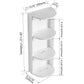 Bathroom Wall Mounted Storage Rack With Floating Design