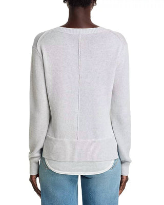 Elan - V-neck Layered Top Sweater