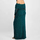 B. Darlin - Off-the-shoulder Pearl Gown - Plus
