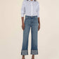 Kut From The Kloth - Sienna Cuff Hem Wide Leg Jean