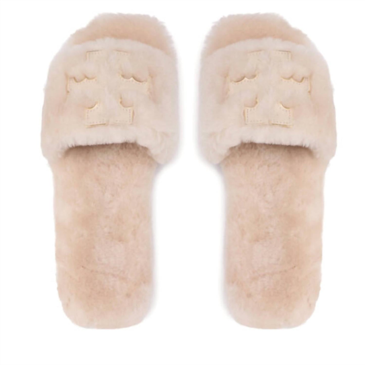 Tory Burch - Women's Double T Shearling Slide