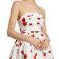 Self-Portrait - Floral Print Taffeta Midi Dress