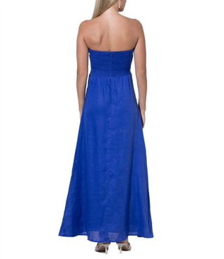 Lusana - Melody Linen Maxi Dress