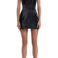Amanda Uprichard - Fae Strapless Satin Mini Dress