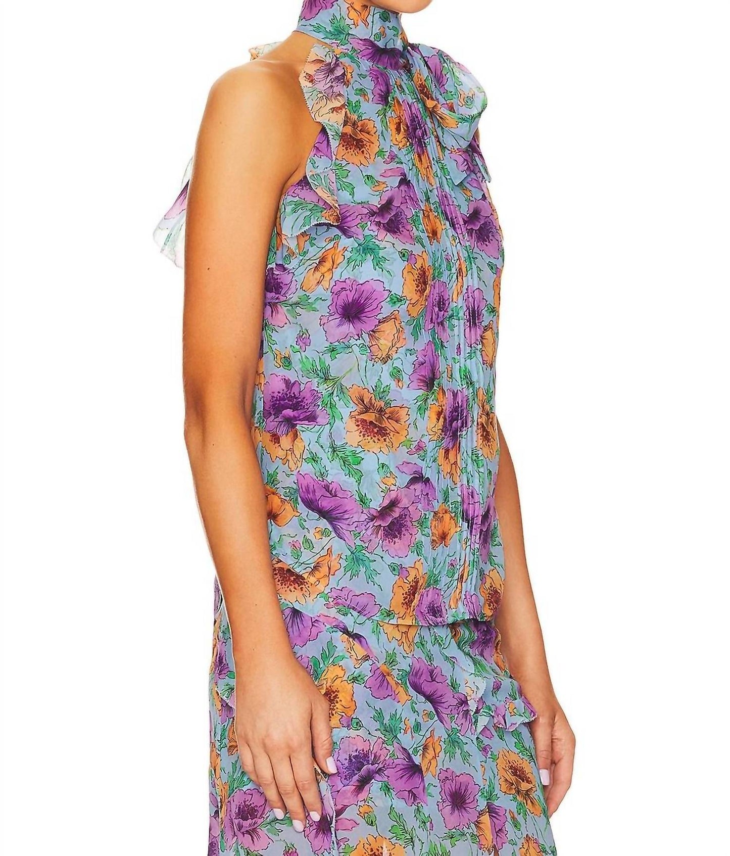 Veronica Beard - Dali Floral Silk Top