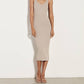 Enza Costa - SILK RIB TANK MIDI DRESS