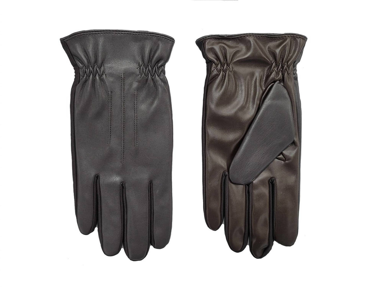 Isotoner - Men's Sleekheat Faux Nappa with Gathered Wrist Glove