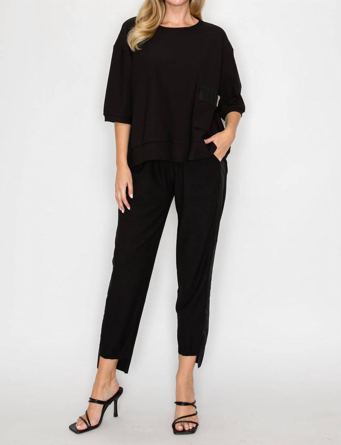Joh - Karen Knit Crepe Top