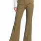 Atm - Cotton Blend Twill Flare Pants