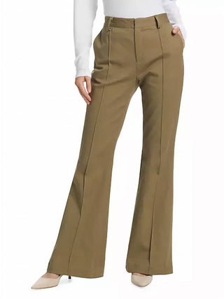 Atm - Cotton Blend Twill Flare Pants
