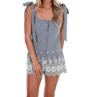 Mable - Sunday Stroll Button Down Romper