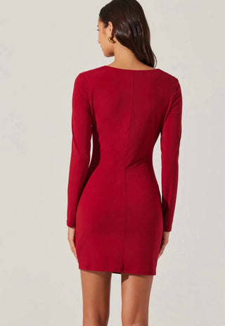 Astr - Cowl Neck Mini Dress