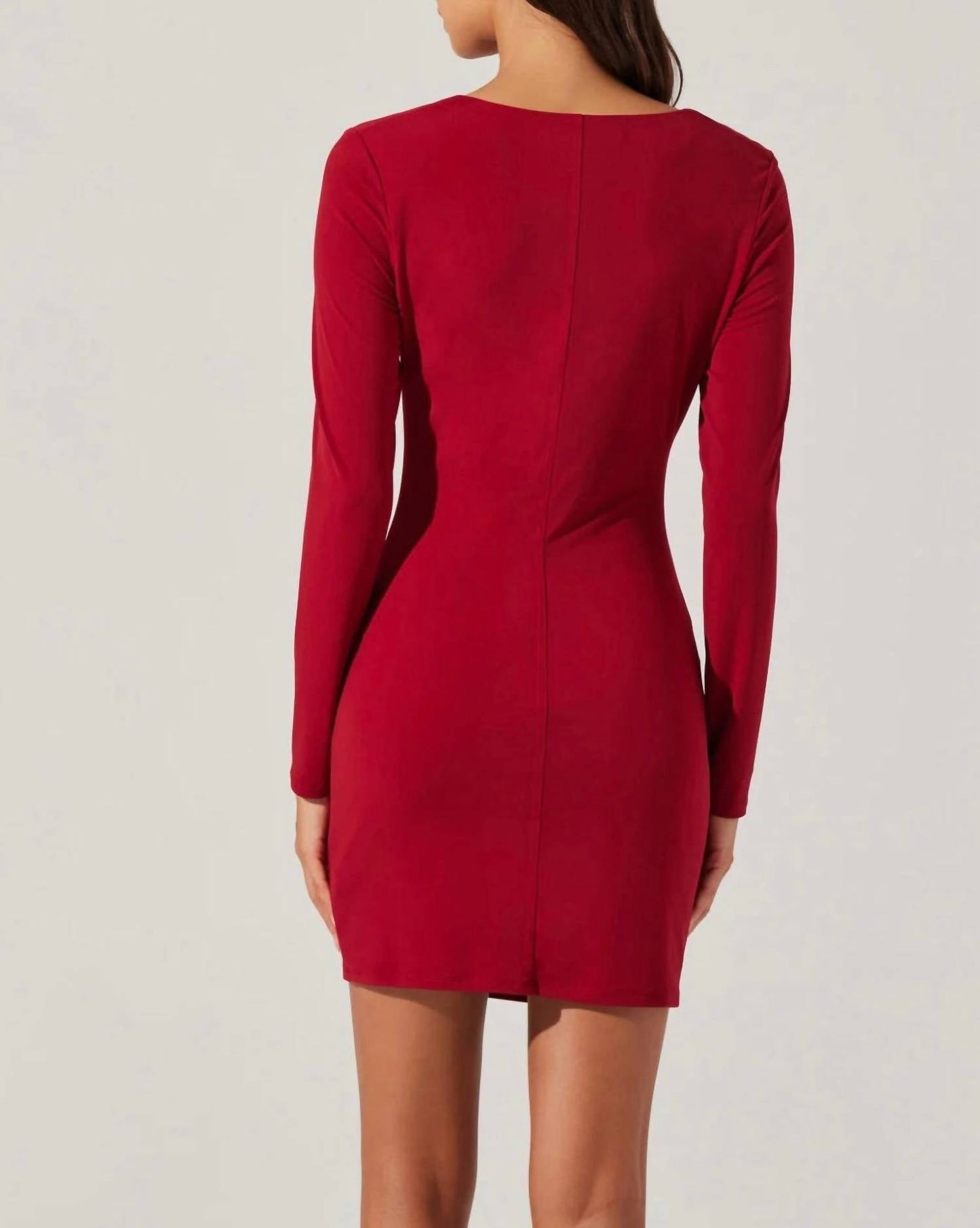 Astr - Cowl Neck Mini Dress