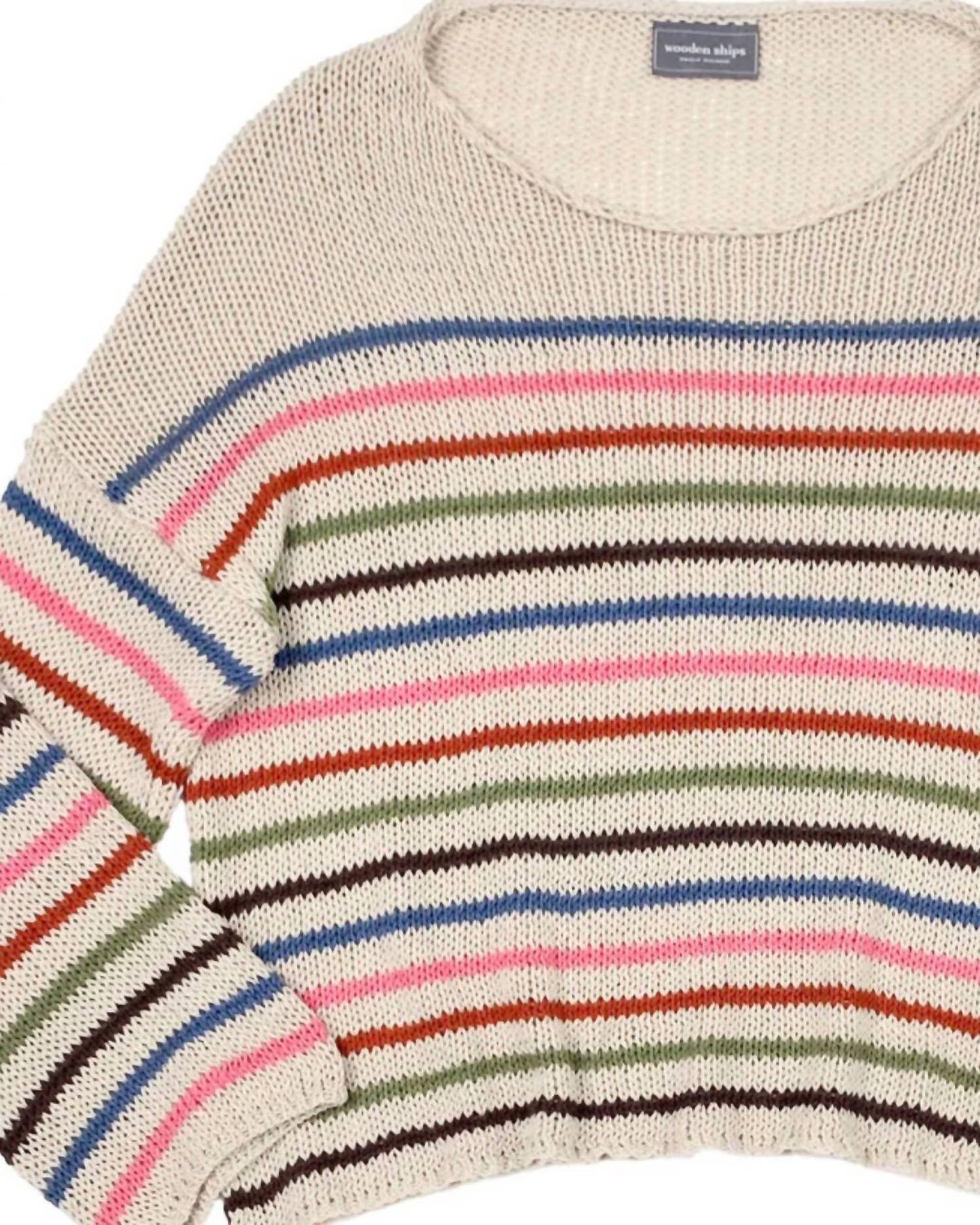 Wooden Ships - Women's Sierra Striped Cropped Crewneck Top
