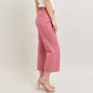 Judy Blue - Women's High Rise Garment Dyed Crop Wide Leg