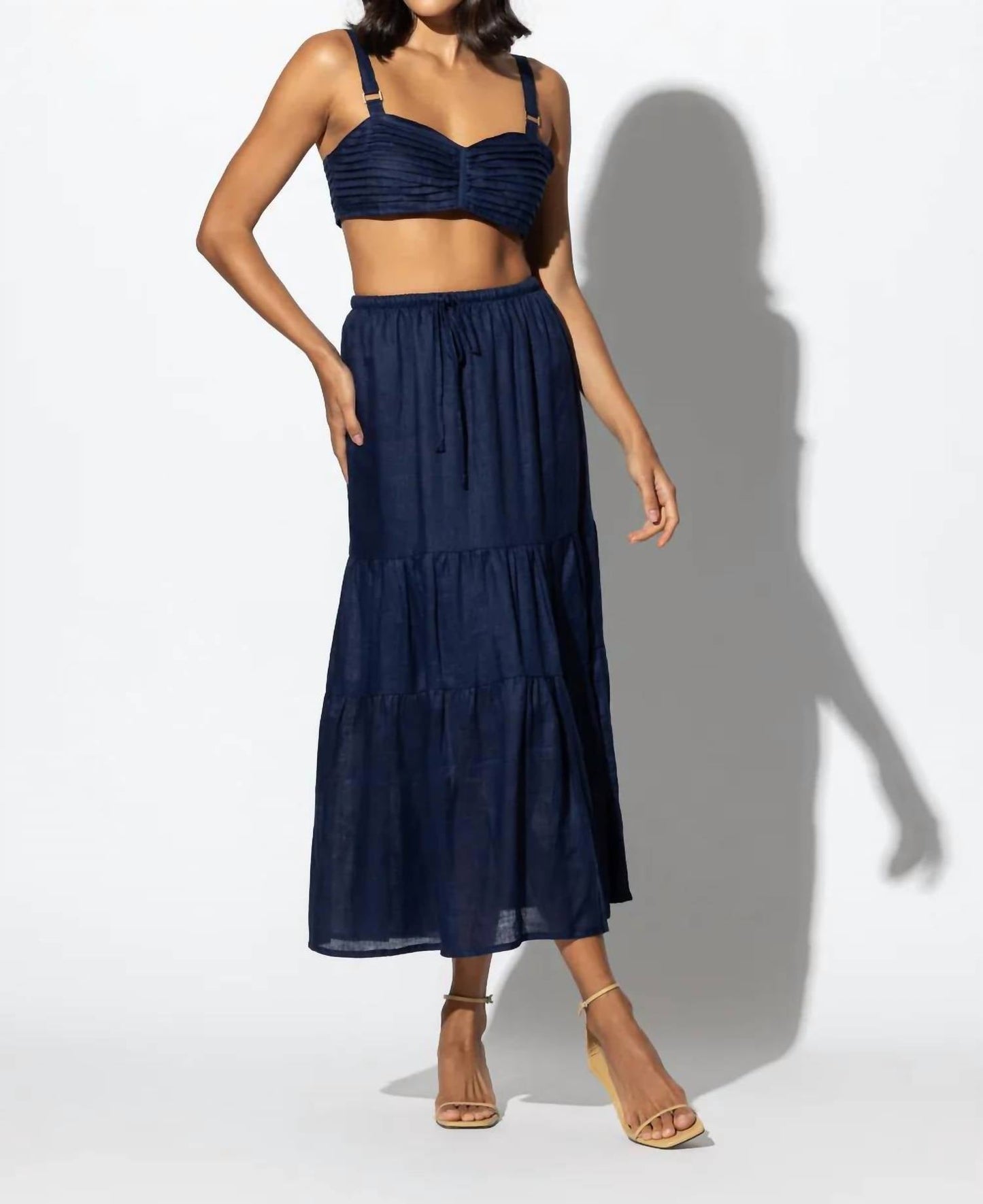 Lusana - Pintuck Bra